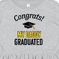 thumbnail image 4 of Inktastic Congrats My Daddy Graduated with Cap Girls Toddler Dress, 4 of 5