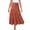 Orange, variant on Boho Maxi Skirts For Women Flowy Elastic High Waist Tiered Pleated A Line Casual Beach Vacation Skirt (XXL, Orange)