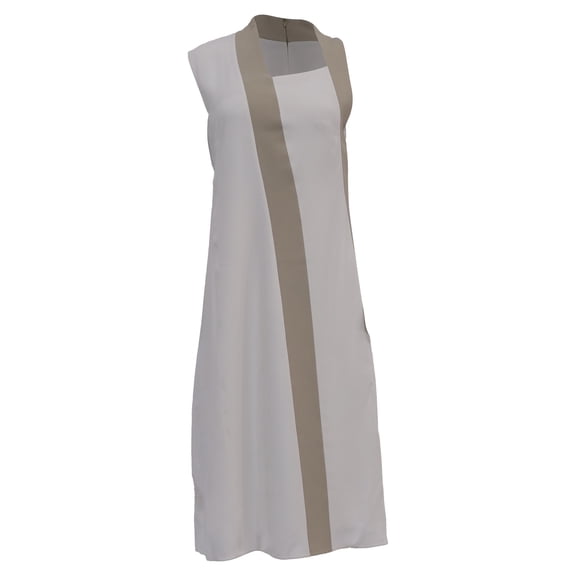 Pre-Owned Boss Hugo Boss Danelava Dress in White Acetate
