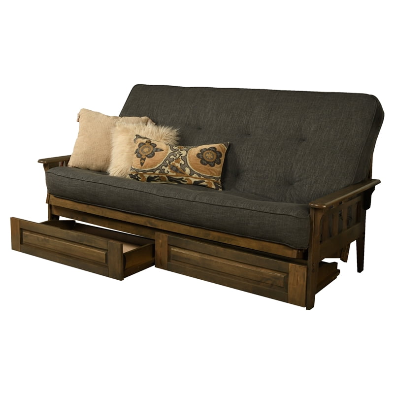 Kodiak Furniture Tucson Queensize Wood Storage Charcoal