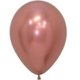 thumbnail image 2 of 5 inch Sempertex Reflex Rose Gold Latex Balloons (100 Pack) - Party Supplies Decorations, 2 of 2