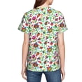 thumbnail image 5 of Honeii Paisley Print Youth Short Sleeve T-Shirt,Boys Athletic Shirt,Quick Dry Short Sleeve Performance Moisture Wicking T Shirt, 5 of 6