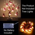 thumbnail image 3 of Guirnalda de luces LED de muñeco de nieve para decoración del hogar, adorno de árbol de navidad, regalos de Feliz Año Nuevo, 2023, 2024, 3 of 4