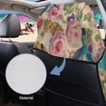 thumbnail image 6 of Xixirimido Hummingbird Butterfly Peony Sweat Towel Car Seat Cover for Gym Workout Athletic Running Towel for Outdoor Sports Universal Auto Front Seat Protector for Trucks, SUV, 2Pack, 6 of 8