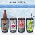 thumbnail image 2 of Jslove 4 in 1 Insulated Can Cooler - Universal Size for 12 oz Cans, Slim Cans, and Bottles - Camo Flag, 2 of 6