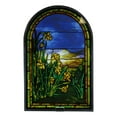 thumbnail image 2 of Ebros Louis Tiffany Daffodils Oyster Bay Stained Glass Art Panel Wall Or Desk Plaque Home Decor, 2 of 6