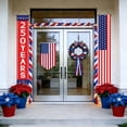thumbnail image 4 of 1776-2026 250 Anniversary Patriotic Hanging Banner Door Sign, Porch Sign Welcome Decor for Room House, Party Supplies Photo Background for Independence Day Celebration, 4 of 7