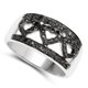 thumbnail image 2 of 0.32 Carat Genuine Black Diamond .925 Sterling Silver Ring QJ Model, 2 of 3