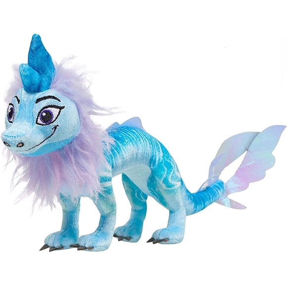 LAICAIW Animation Movie Raya and The Last Dragon Plush Toy, 17-inch Sisu Dragon Plush Doll, Blue Dragon Stuffed Animal Doll, for Boys and Girls