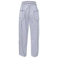 thumbnail image 4 of Resicozy Barrel Sweatpants Women Casual Elastic Drawstring Waist Wide Leg Sweatpant with Pockets Lounge Baggy Pants Gray M, 4 of 6