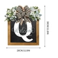 thumbnail image 3 of XWSHYW Decoraciones para El Hogar Corona Decorativa para Puerta de Entrada con Apellidos Durante Todo El Año, Placas Colgantes Delante de La Puerta, 3 of 3