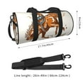 thumbnail image 2 of Balery Cowboy Riding Horse Bolsa de Gimnasio para Mujeres y Hombres, Bolsa de Viaje Impermeable, Bolsa de Fin de Semana con Compartimento para Zapatos y Bolsillo Húmedo, 2 of 6