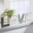 thumbnail image 2 of MLINS 1 Set Home Office Decor Rustic Wood Color Block Letters For Adults, 2 of 8