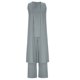 thumbnail image 4 of Puntoco Moda Mujer Color Sólido Un Hombro Camiseta Cárdigan Barbecho Pantalones De Pierna Ancha Traje De Tres Piezas Liquidación Puntoco Puntoco-20, 4 of 7