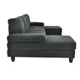 thumbnail image 6 of Leumius 104" U Shaped Sectional Sofa,Modern 4 Seat Oversized Sofa with Double Chaise for Living Room,Dark Gray, 6 of 13