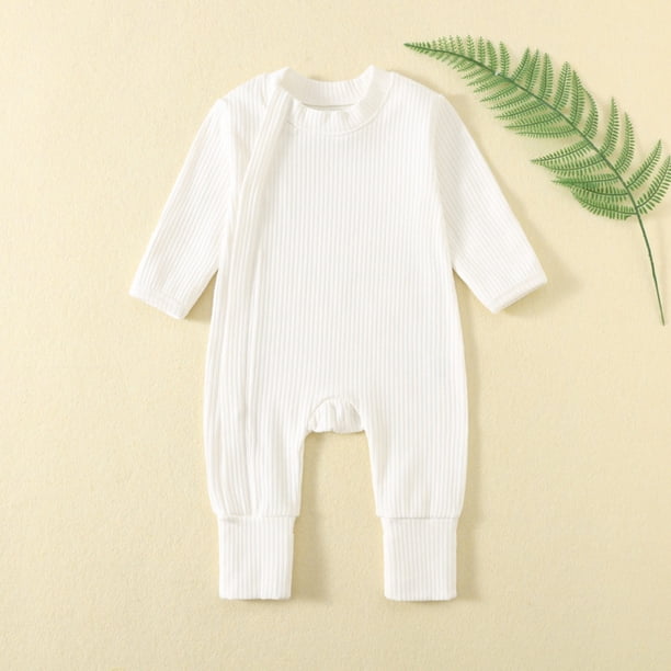 Mono de verano para niños y niñas, mono de bebé de manga corta con botones y cuello redondo, bonitos pantalones cortos lisos, monos de poliéster para niños