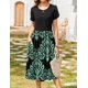 thumbnail image 2 of Vestido Zeagoo, casual, floral, de verano, para mujer, talla grande, 2 of 6