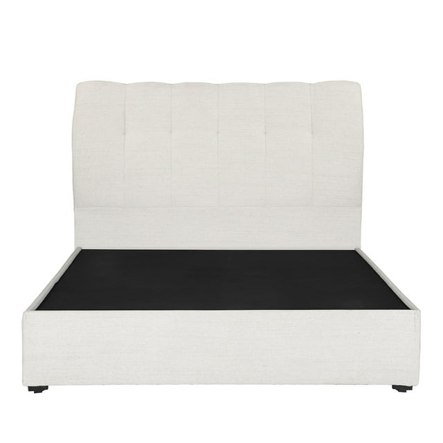 Box Base Cama Matrimonial + Cabecera Nube Blanco