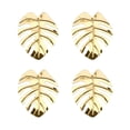 thumbnail image 1 of Shisuyan Hawaii Style Napkin Buckle Napkin Circle Golden Alloy Table Decoration 4Pcs, 1 of 9
