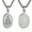 Silver, variant on Virgin Mary Necklace for Men Titanium Steel Mary Mother of God Pendant De La Virgen Maria Medallion Holy Mary Charm 24" Solid Wheat Chain