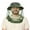 military green, variant on 2 Pack Breathable Mosquito Head Net, Lightweight Insect Protection Mesh Cover for Gardening Camping Beekeeping, Universal Fit All Hats Men & Women
