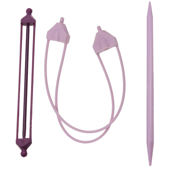 Yardwe 2-Pack Assorted Holder Pins for Crochet and Knitting, Lightweight Smooth Design for Easy Crafting