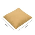 thumbnail image 3 of Mainstays Waffle Knit Pillow, 18" x 18", Yellow, 3 of 8