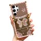 thumbnail image 1 of Funda compatible con iPhone de 16 a 6,1 pulgadas con purpurina de lujo, diseño de mariposa, plegable, con soporte, suave, con efecto espejo de policarbonato, antideslizante, para mujeres y niñas, 1 of 7