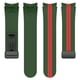 thumbnail image 3 of Correa de reloj para Galaxy Watch5/5 Pro/4/4 Classic () Verde militar Verde Rojo, 3 of 9