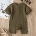 thumbnail image 4 of Newborn Baby Short Sleeve Knitted Romper One-Piece Clothes, 4 of 4