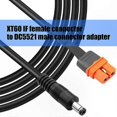 thumbnail image 2 of XT60if Female to DC5521 Male Conversion Cable for Signal Transmission Portable Power Units, 2 of 5