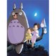 thumbnail image 1 of Cuadros Decorativos Bordado completo Hilo de algodón ecológico 11CT Impreso Totoro Kit de punto de cruz (ACC-404) Wdftyju de costura negro 4 estilos, 1 of 9