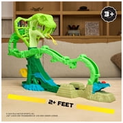 Monster Jam Mini Jams, Cobra’s Crazy Escape Playset with 2 Monster Trucks