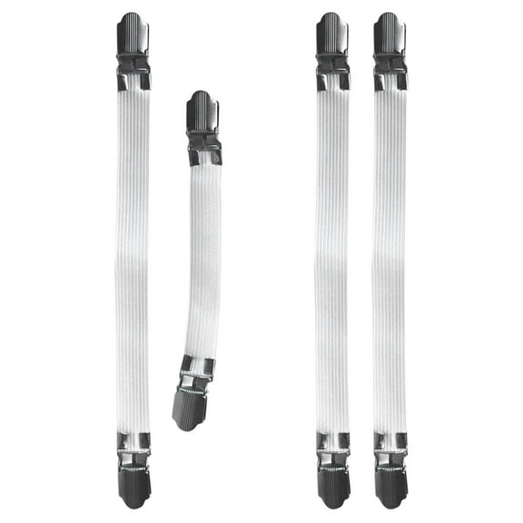 Masteelf Set of 4 Adjustable Ironing Board Cover Clips Fasteners to Secure and Keep Covers Flat on Your Ironing Board