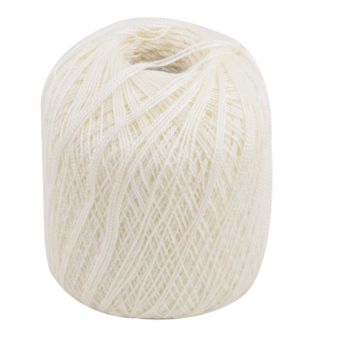 Pacon Cotton 4-Ply Heavy Warp And Weft Yarn Cone 800 Yd.Natural Creamy White 