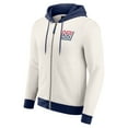 thumbnail image 2 of Men's Darius Rucker Collection by Fanatics Cream New York Giants Distressed Graphics Full-Zip Hoodie, 2 of 6