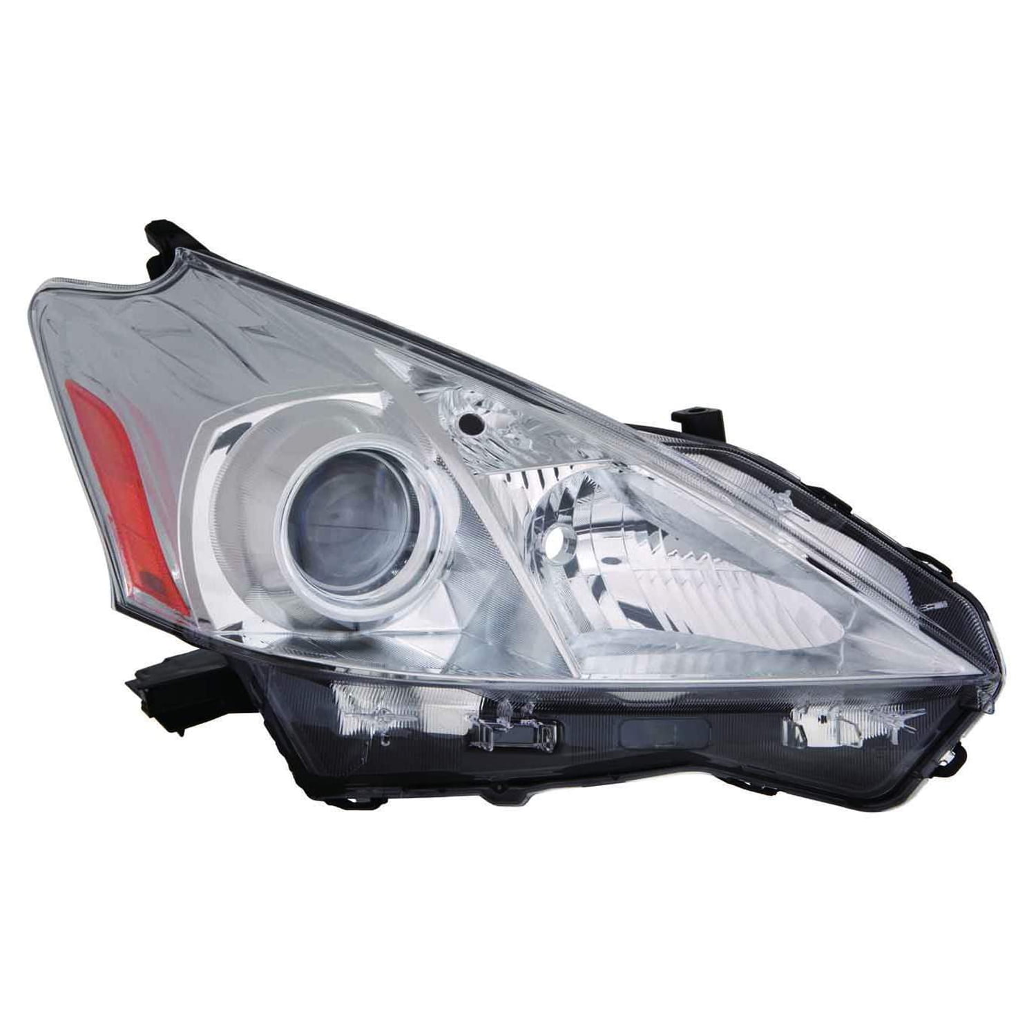 New CAPA Certified Standard Replacement Passenger Side Headlight, Fits 2012-2014 Toyota Prius V