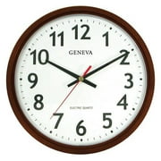 Angle View: Geneva Commercial Wall Clock