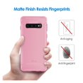 thumbnail image 4 of JETech Slim Fit Case for Samsung Galaxy S10 Plus S10+, Thin Phone Cover with Shock-Absorption and Carbon Fiber Design (Pink), 4 of 7