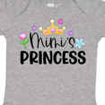 thumbnail image 4 of Inktastic Mimi's Princess Crown and Flowers Girls Baby Bodysuit, 4 of 5