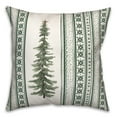 thumbnail image 2 of Creative Products Christmas Tree Green Pattern 18 x 18 Spun Poly Pillow, 2 of 3