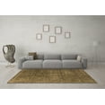 thumbnail image 3 of Ahgly Company Indoor Square Oriental Brown Industrial Area Rugs, 5' Square, 3 of 4
