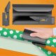 thumbnail image 4 of Christmas Wrapping Paper Cutter with Replaceable Blade - Gift Wrap & Roll Paper Cutter for Easy Sliding & Slicing, 4 of 5