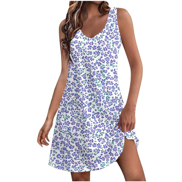 Fuera Del Hombro Vestido Largo de la Moda de Verano de las Mujeres Flor de Impresión de Bolsillo sin Mangas Cuello en V, Vestido Casual para Diario