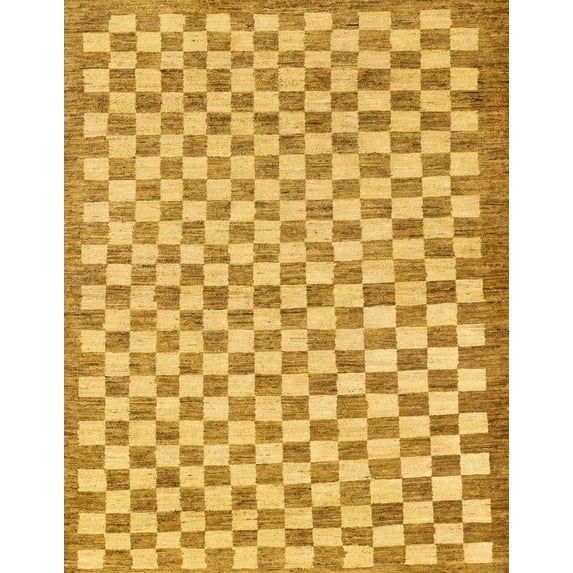 Ahgly Company Machine Washable Indoor Rectangle Abstract Sedona Brown Area Rugs, 2' x 3'
