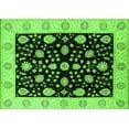 thumbnail image 1 of Ahgly Company Indoor Rectangle Oriental Green Traditional Area Rugs, 7' x 9', 1 of 4