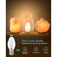 thumbnail image 3 of Salt Lamp Bulbs - 15 Watt Light Bulbs for Scentsy Wax Warmer - C7 Replacement Bulbs for Plug in Wax Diffuser- Warmwhite - Dimmable,15 Packs, 3 of 10