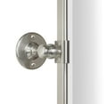 thumbnail image 5 of Oval Brushed Nickel Pivot Bathroom Mirror Pill Shaped Tilting Bathroom Vanity Mirror 20x30", 5 of 6