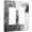 Black White Grey Abstract, variant on 2 Gang Duplex Light Switch Cover Mediterranean Kitchen Church Christ Ceramic Tiles Wall Plate, Talavera Mexican Tile Two Receptacle Outlet and Plate