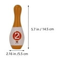 thumbnail image 2 of Minkissy 1 Set Bowling Balls Parent Child Interactive Toy for Kids Indoor Activities Assorted Color, 2 of 7